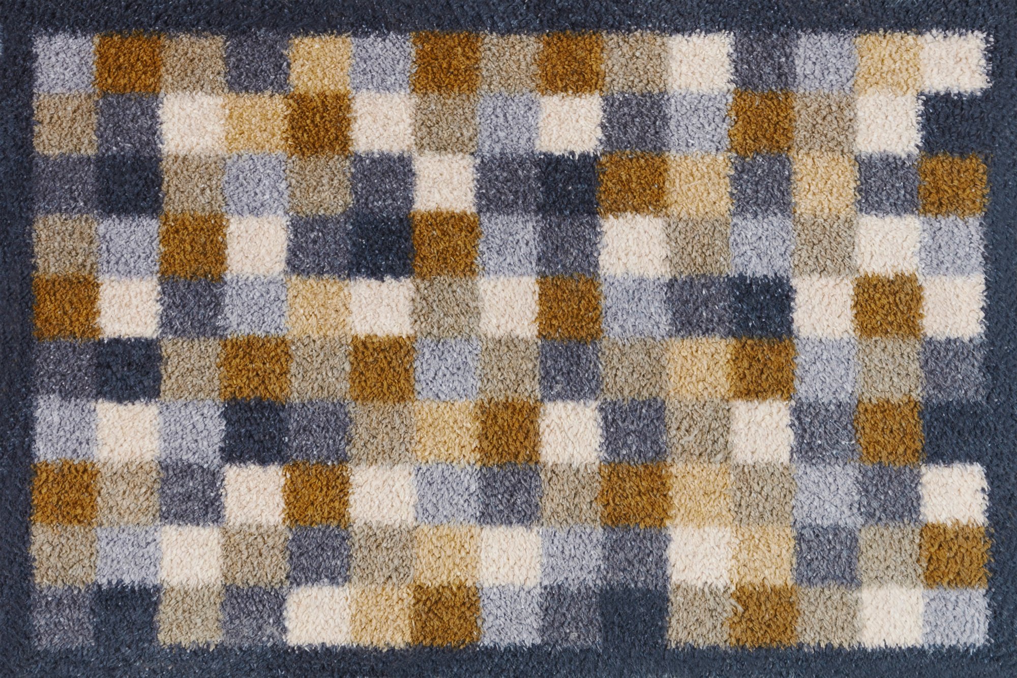 wash+dry Matte Turtle Mat Fussmatte Neutral Squares 40x60 5060731181206