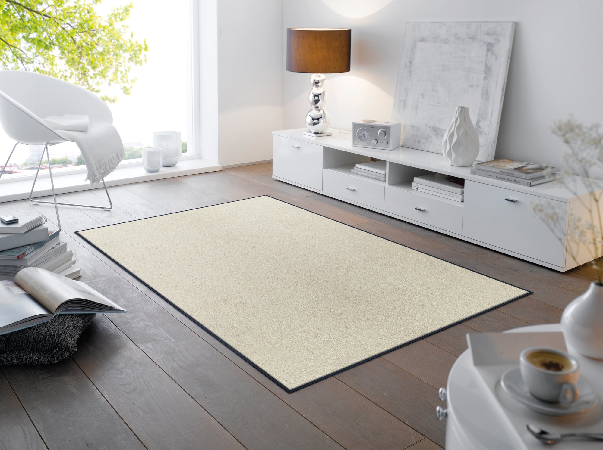 wash+dry Fussmatte Wohnteppich Whipped Cream 120x180 9010216081947