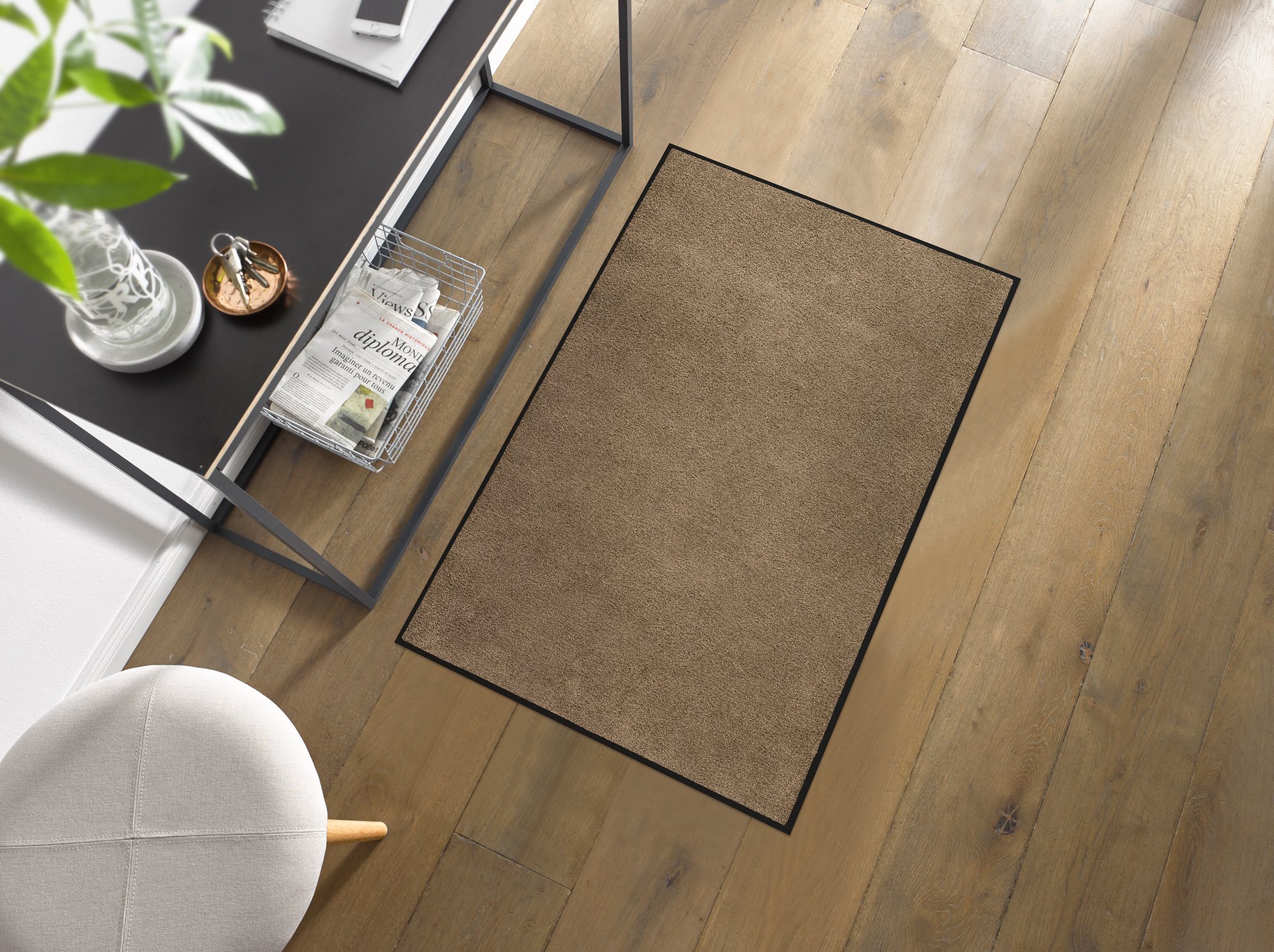 wash+dry Matte Espresso Brown 60x90 9010216081817