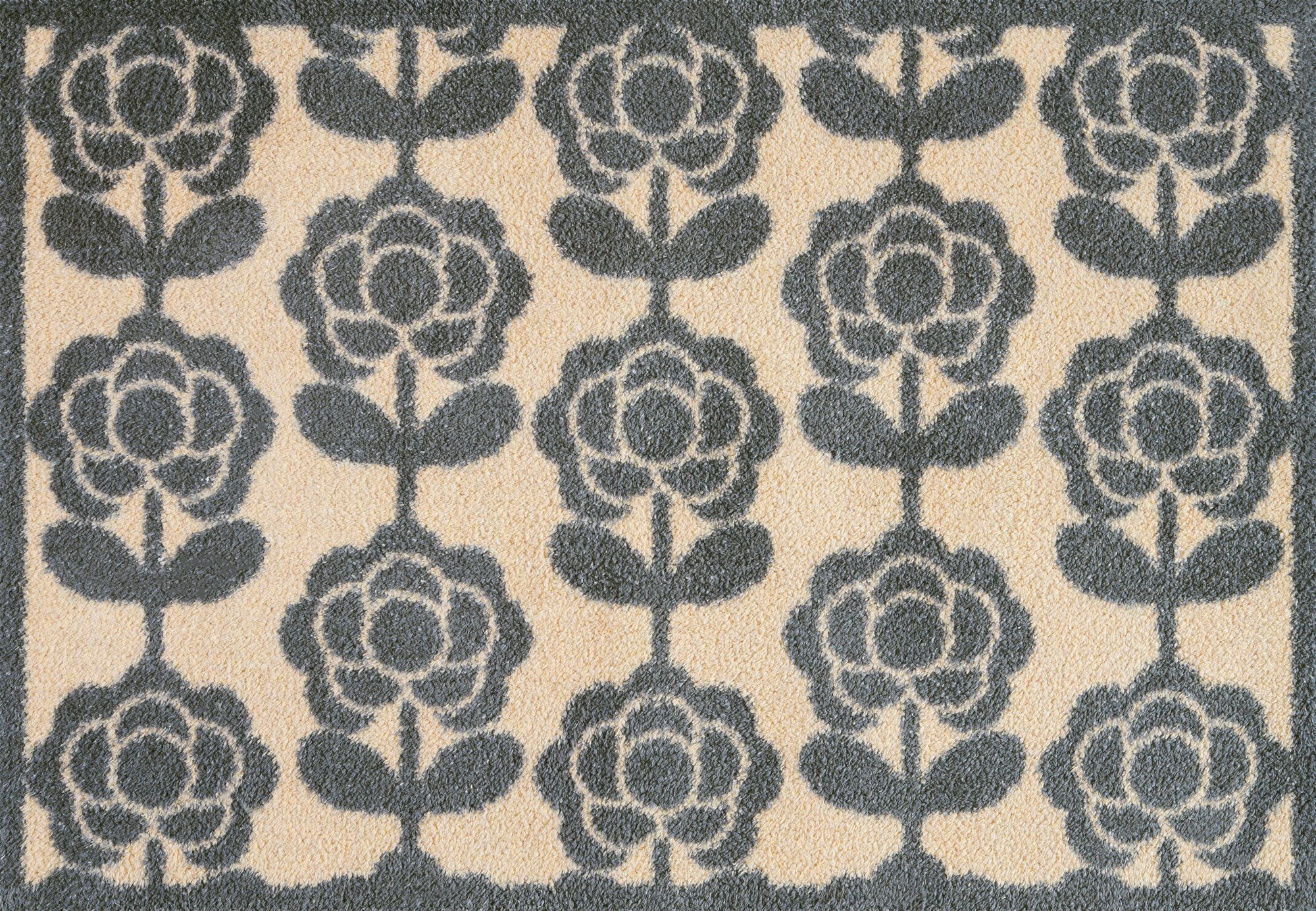 wash+dry Eingangsmatte Turtle Mat Fussmatte Pop Flowers Neutral 60x85 5060731184160
