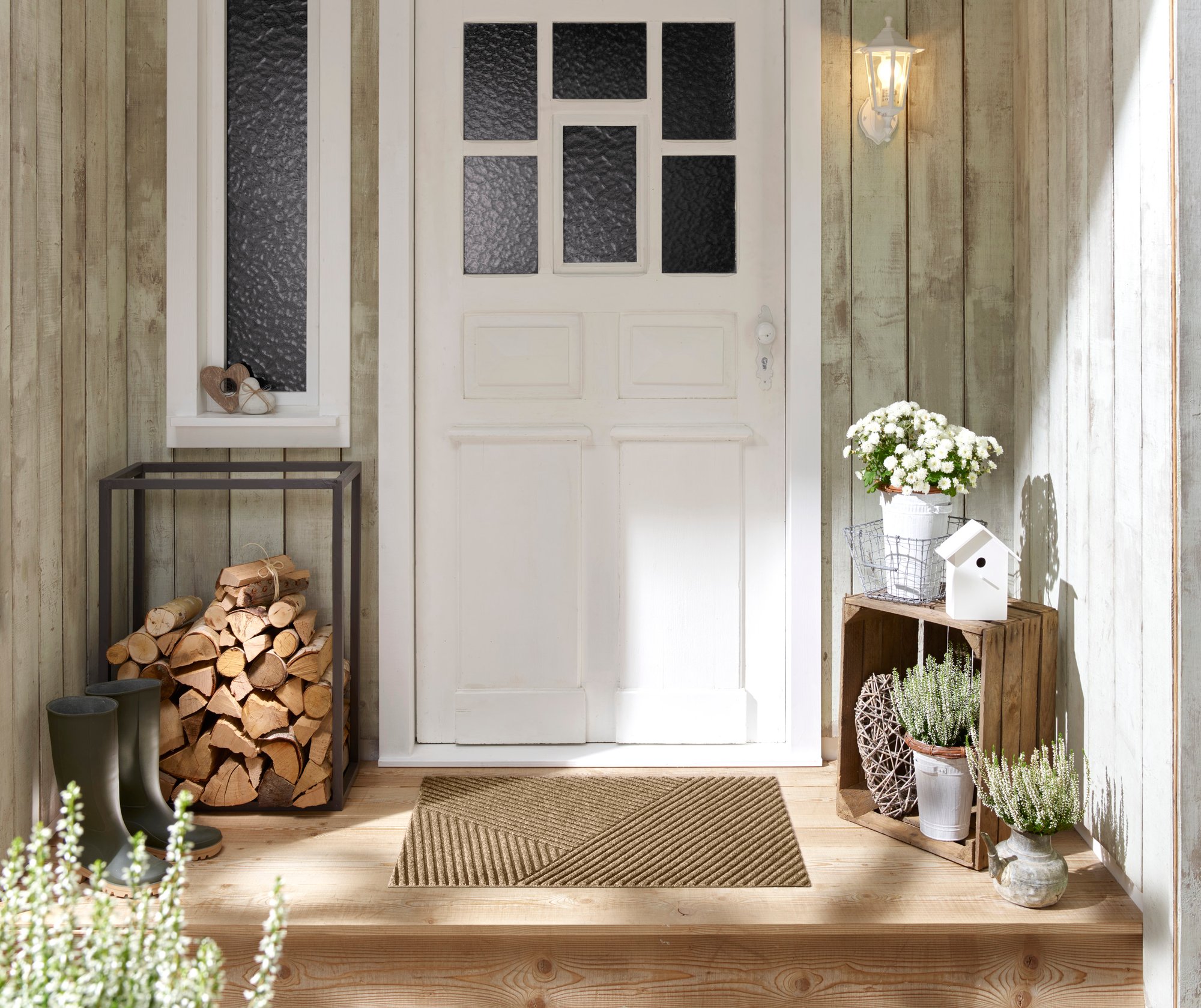 wash+dry Fussmatte DUNE Fussmatte Stripes taupe 60x90 9010216060669