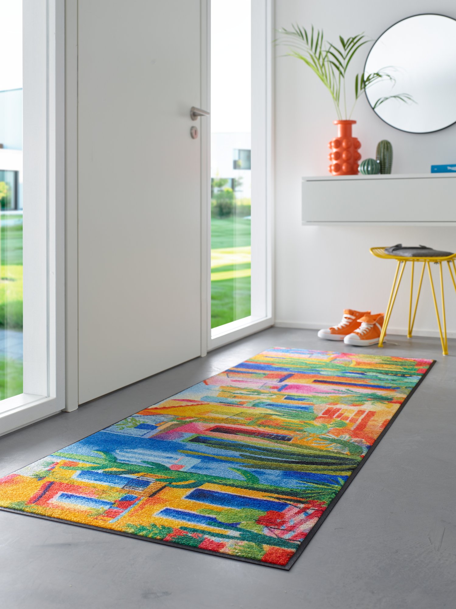 wash+dry Fussmatte Läufer Casas de Colores 75x190 9010216078909